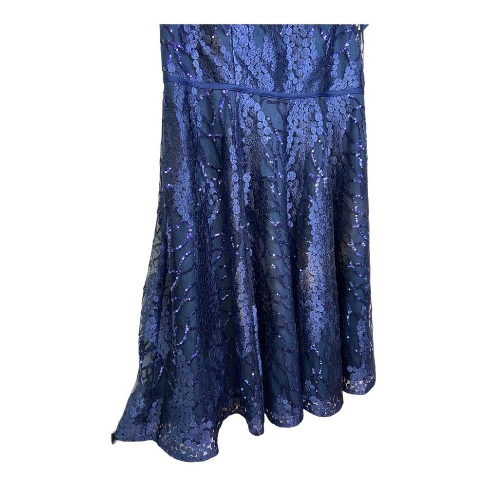 Mac Duggal Sequins Embellished Flutter Sleeve Coc… - image 8